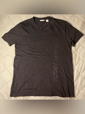 Calvin Klein Jeans Black Tee with Subtle Logo